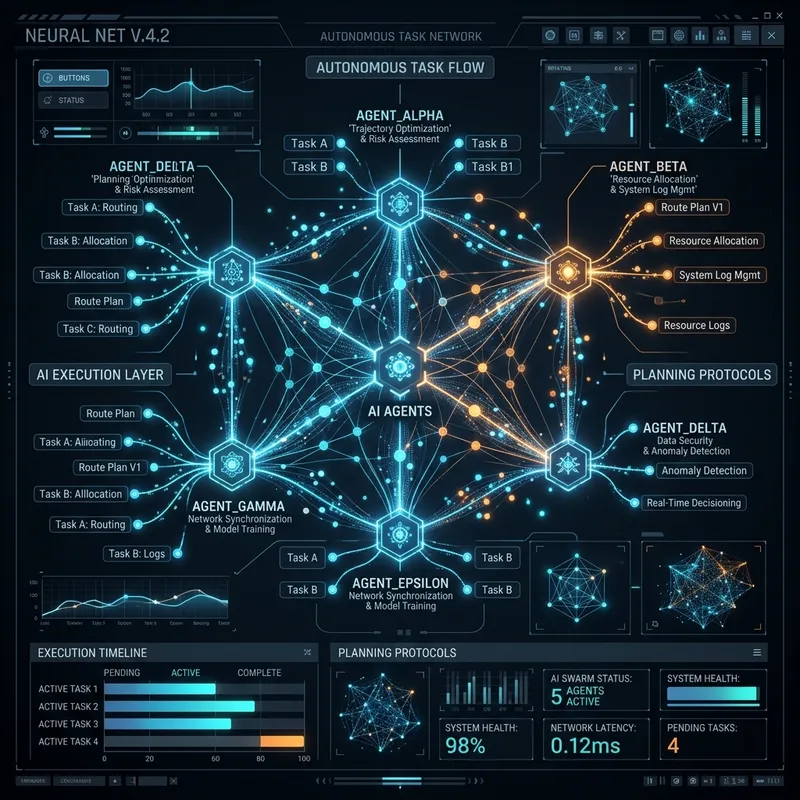 AI Agent Interface - Autonomous Operations - Spidits.com Asset