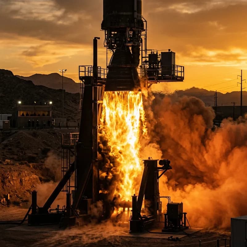 SpaceX Rocket Thruster Launch - Spidits.com Asset