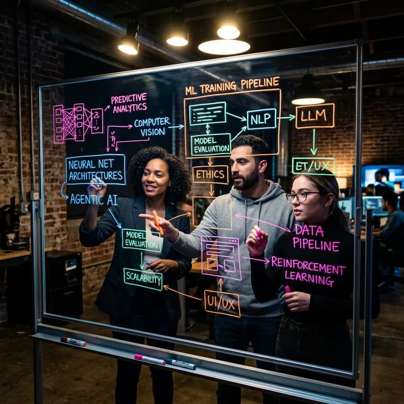 Startup Whiteboard Brainstorming Session - Spidits.com Asset
