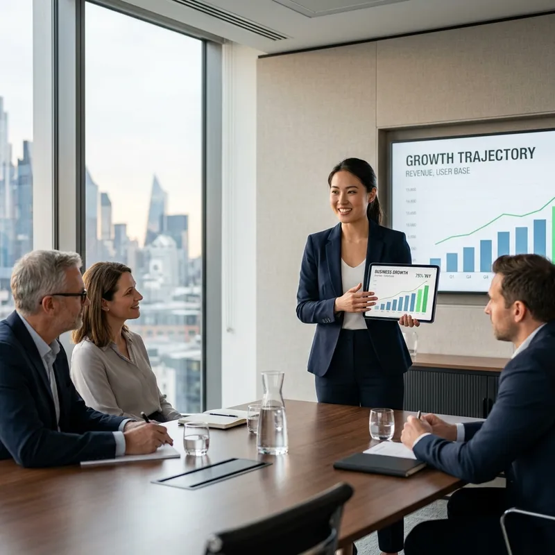 Startup Founder Pitching to Investors - Spidits.com Asset
