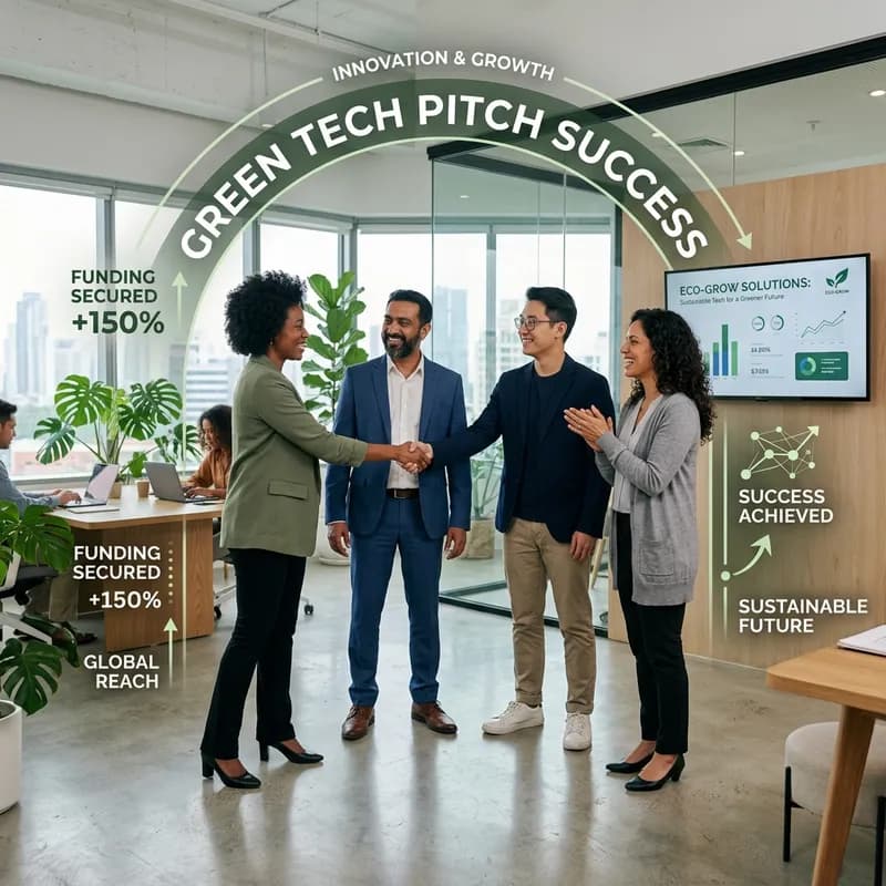 Greentech Startup Sustainable Pitching - Spidits.com Asset