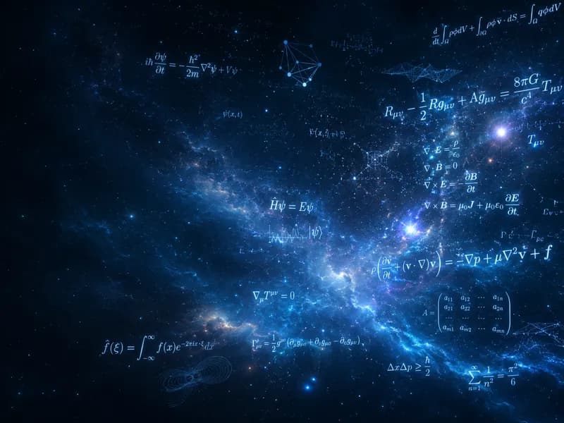 Dream raises $260M for its sovereign AI and cybersecurity tools | Cosmic Mathematical and Physics Equations Dream raises $260M for its sovereign AI and cybersecurity tools - A beautiful cosmic deep space background filled with glowing mathematical formulas, quantum physics equations, and scientific notation.
